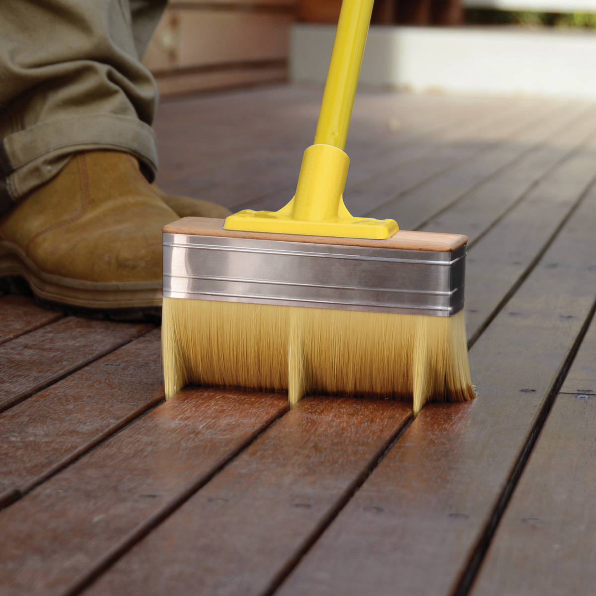 Uni Pro Jumbo Deck Brush - 175mm Synthetic Filament - Time Saving - SuperSaverAU - view 3