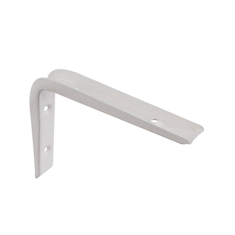 Carinya 125 x 150mm White Powder Coated Steel Angle Bracket, 35kg, Wall Mount