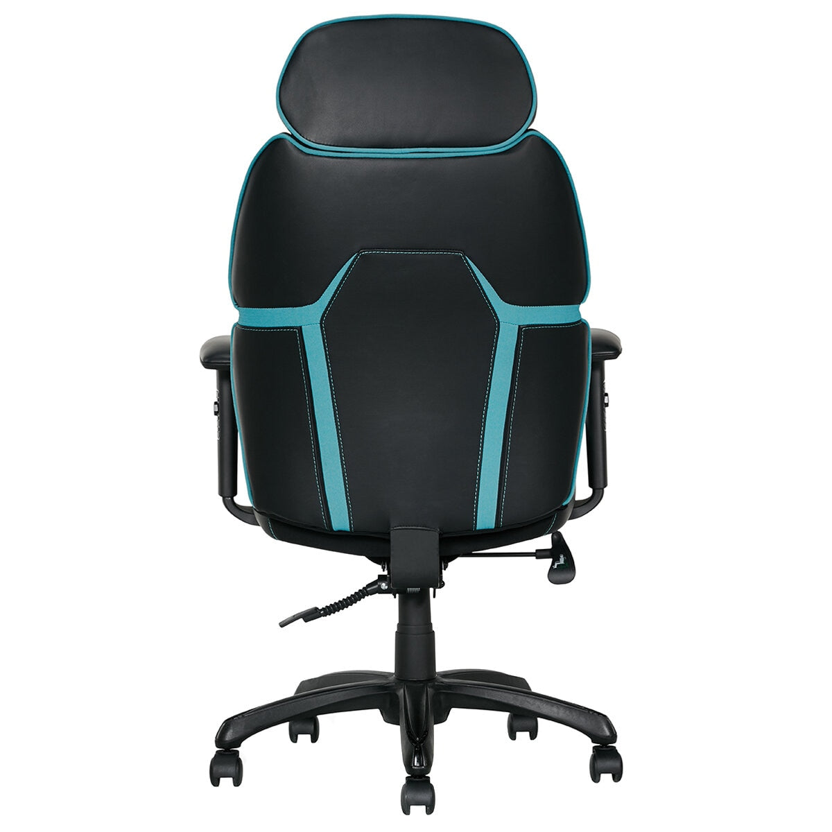 DPS Gaming Chair With Adjustable Headrest Black - SuperSaverAU - view 5