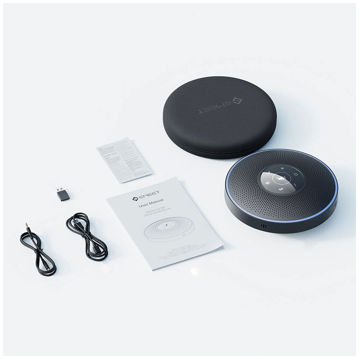 EMEET OfficeCore M2 Classic USB Bluetooth Speakerphone Black - SuperSaverAU - view 6