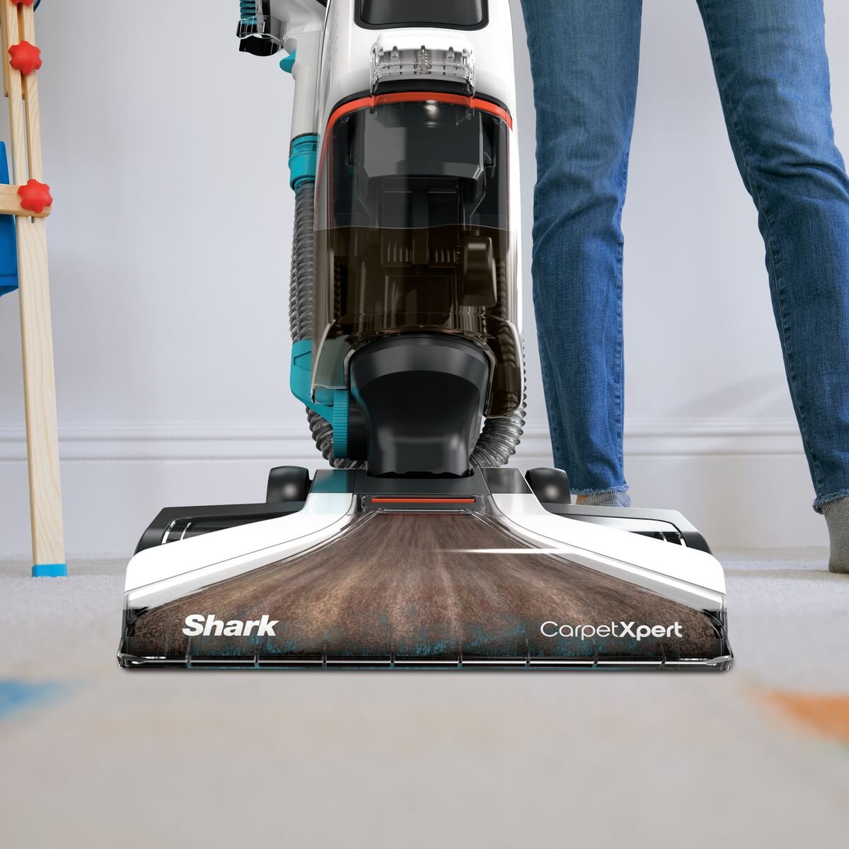 Shark CarpetXpert Deep Carpet Cleaner - Built-In StainStriker, PowerWash Spray, Three Cleaning Modes - EX200