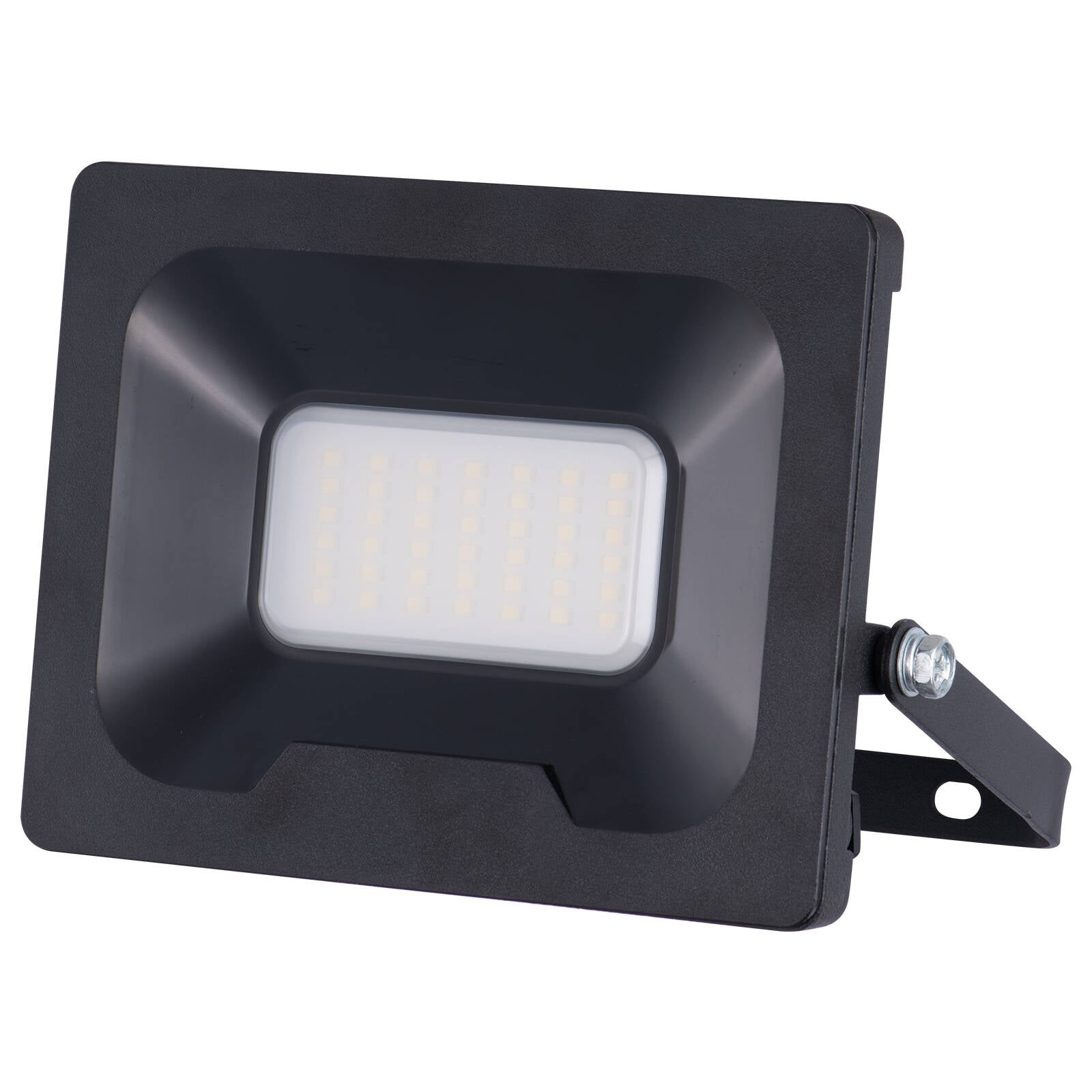Arlec 30W LED Security Floodlight Black Aluminium Outdoor FL353