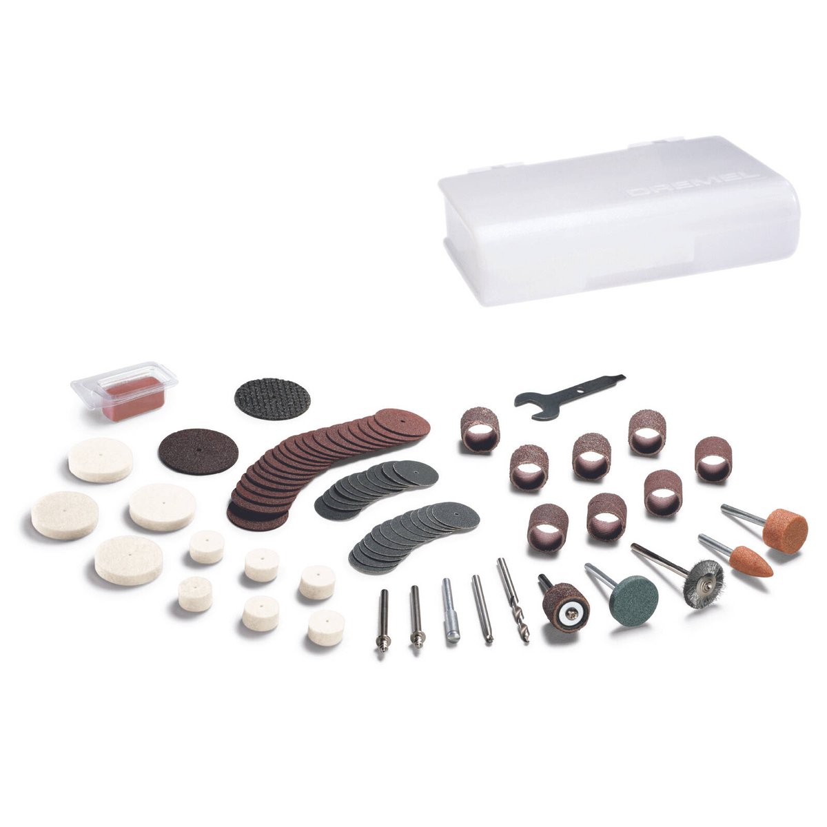 Dremel 75 Piece Accessory Kit 707ac - 90.68mm x 63.5mm x 270.51mm - Versatile Tools - SuperSaverAU - view 1