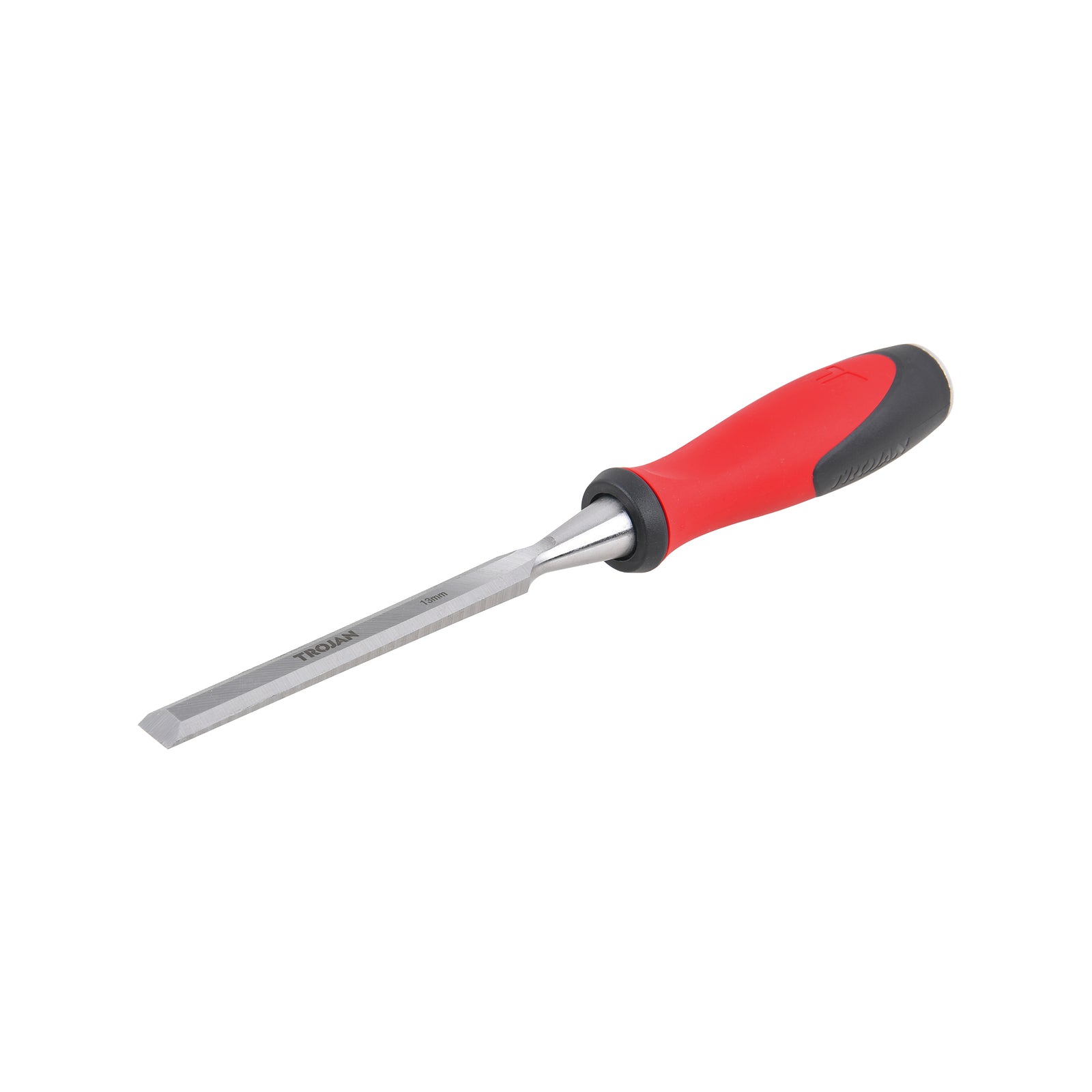 Trojan 13mm Wood Chisel with Full Tang Through Blade and Metal Striking Cap