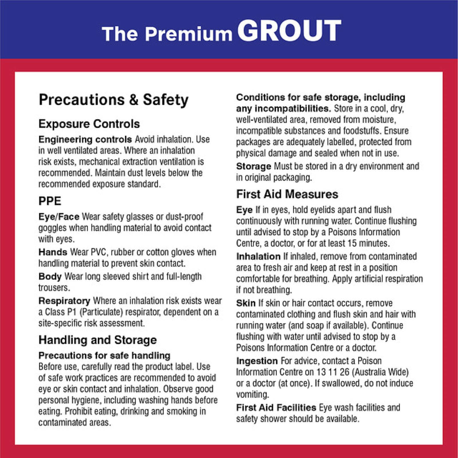 Maxisil 2kg White Coloured Grout Stain & Mould Resistant
