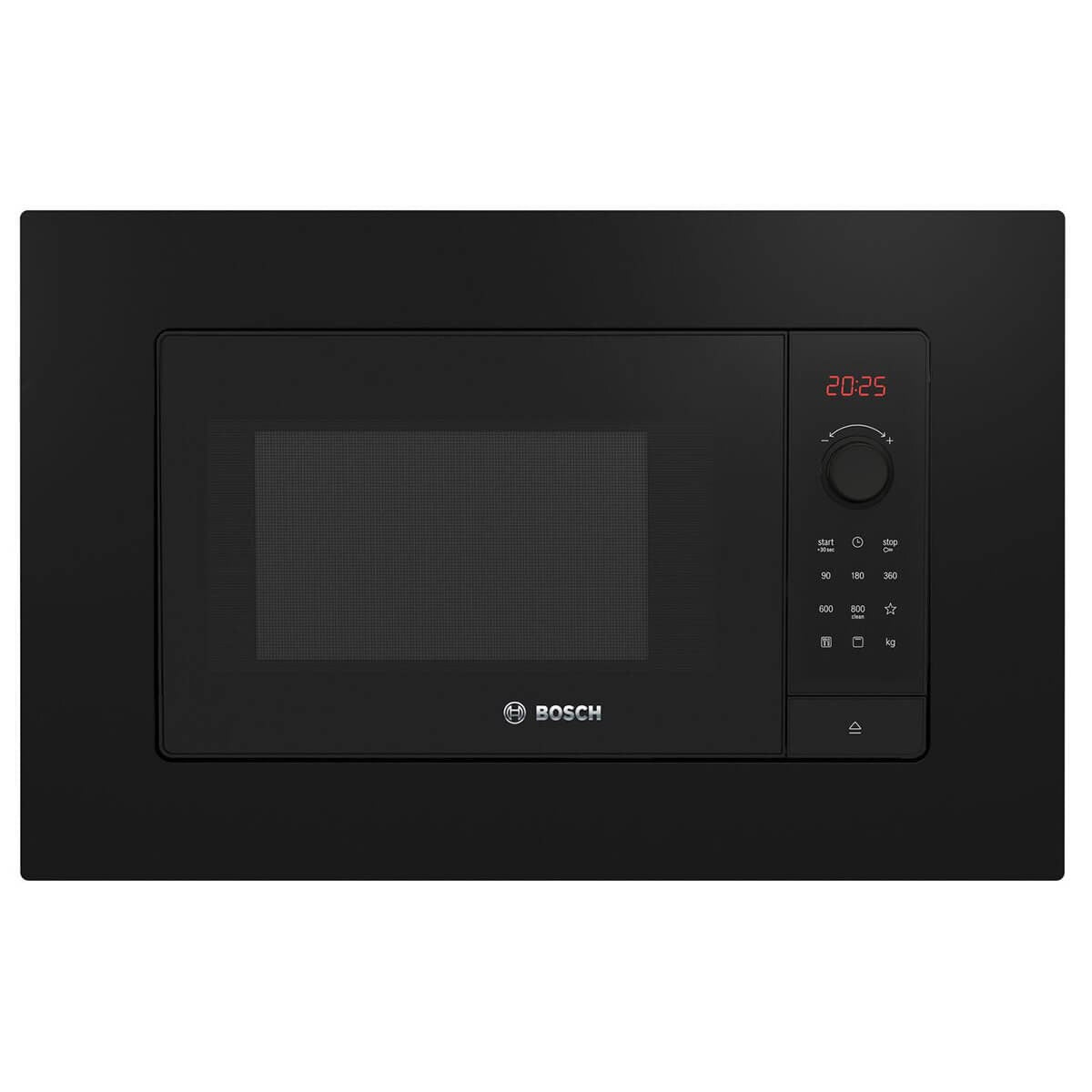 Bosch Series 2 25L Built-In Microwave Oven 800W - Black - Side-Opening Door - AutoPilot 8 - BEL653MB4A