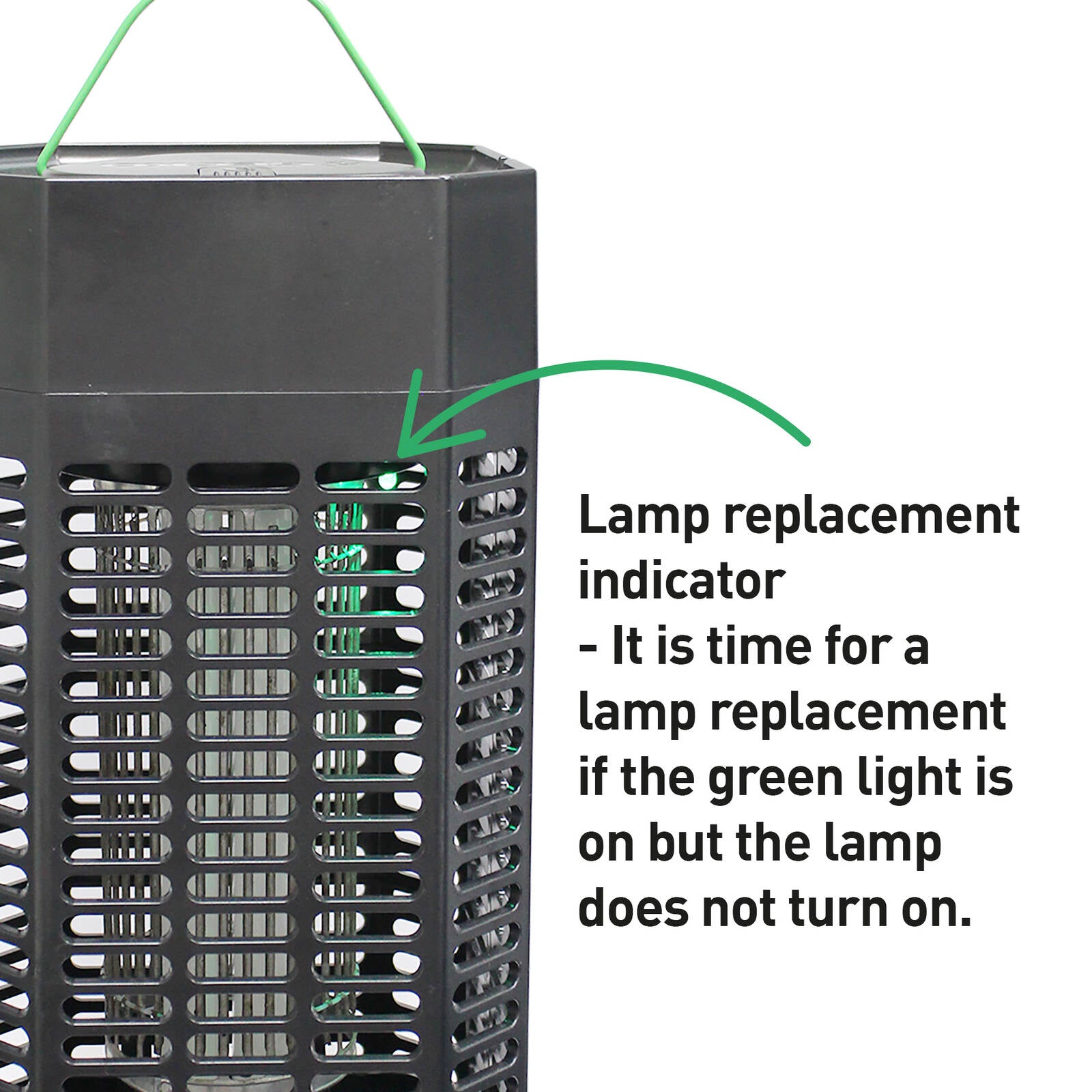 Gecko Large LED Insect Zapper Outdoor Corded High-Impact Plastic 24GKOLT50V1LED