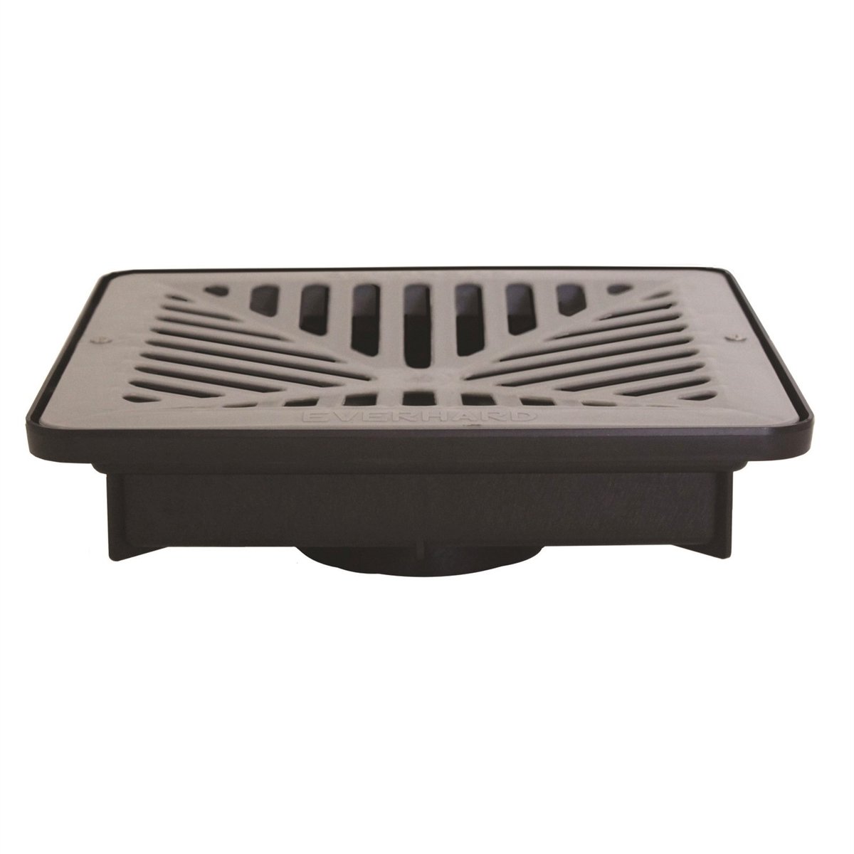 Everhard Easydrain Grey Polymer Grate - 257mm x 257mm - Durable Drainage - SuperSaverAU - view 1