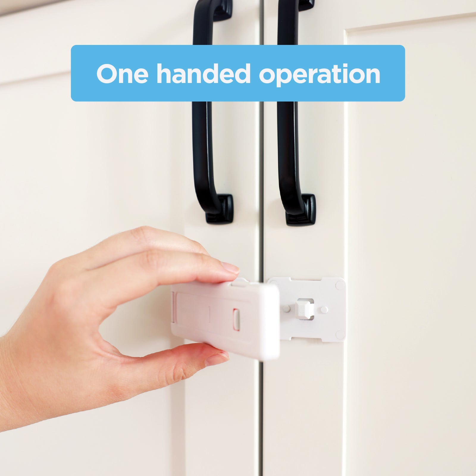 Perma Child Safety Ultimate Cabinet Latch - 4 Pack