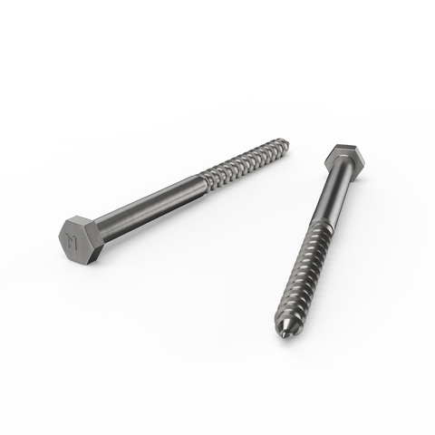 Zenith Hex Head Coach Screws - M10 x 150mm - Stainless Steel 304 - Heavy Duty - SuperSaverAU - view 1