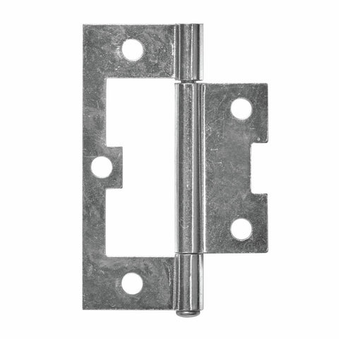 Pinnacle Fixed Pin Hinge - 100mm - Zinc Plated - 2 Pack - Corrosion Resistant - SuperSaverAU - view 1
