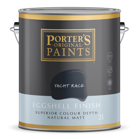 Porter's 2L Yacht Race Eggshell Broadwall Washable Paint