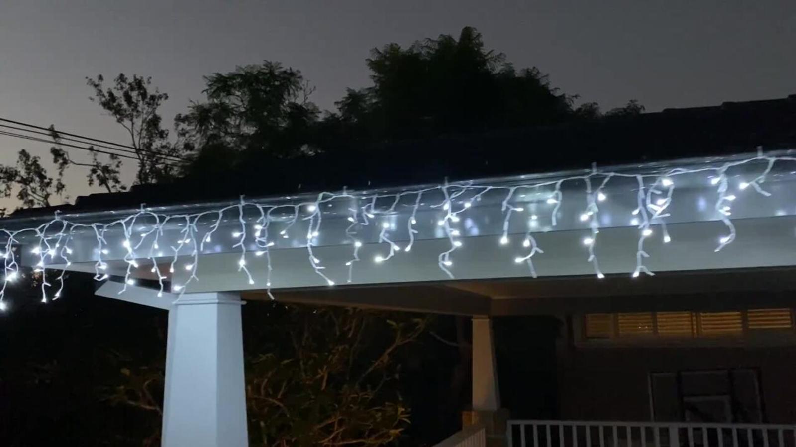 Lytworx 400 White LED Connectable Icicle Lights 31V 12W Indoor/Outdoor 57281