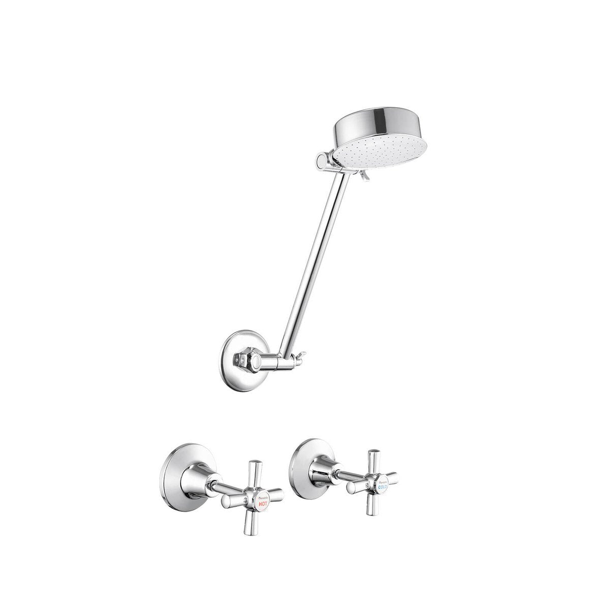 Mondella Centro Chrome Lead Free Brass Shower Set 7.5L/min 4 Star WELS