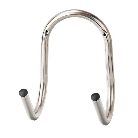 Holman Stainless Steel Tubular Hose Hanger - 150mm x 300mm - Silver - Durable Storage Solution - SuperSaverAU - view 1