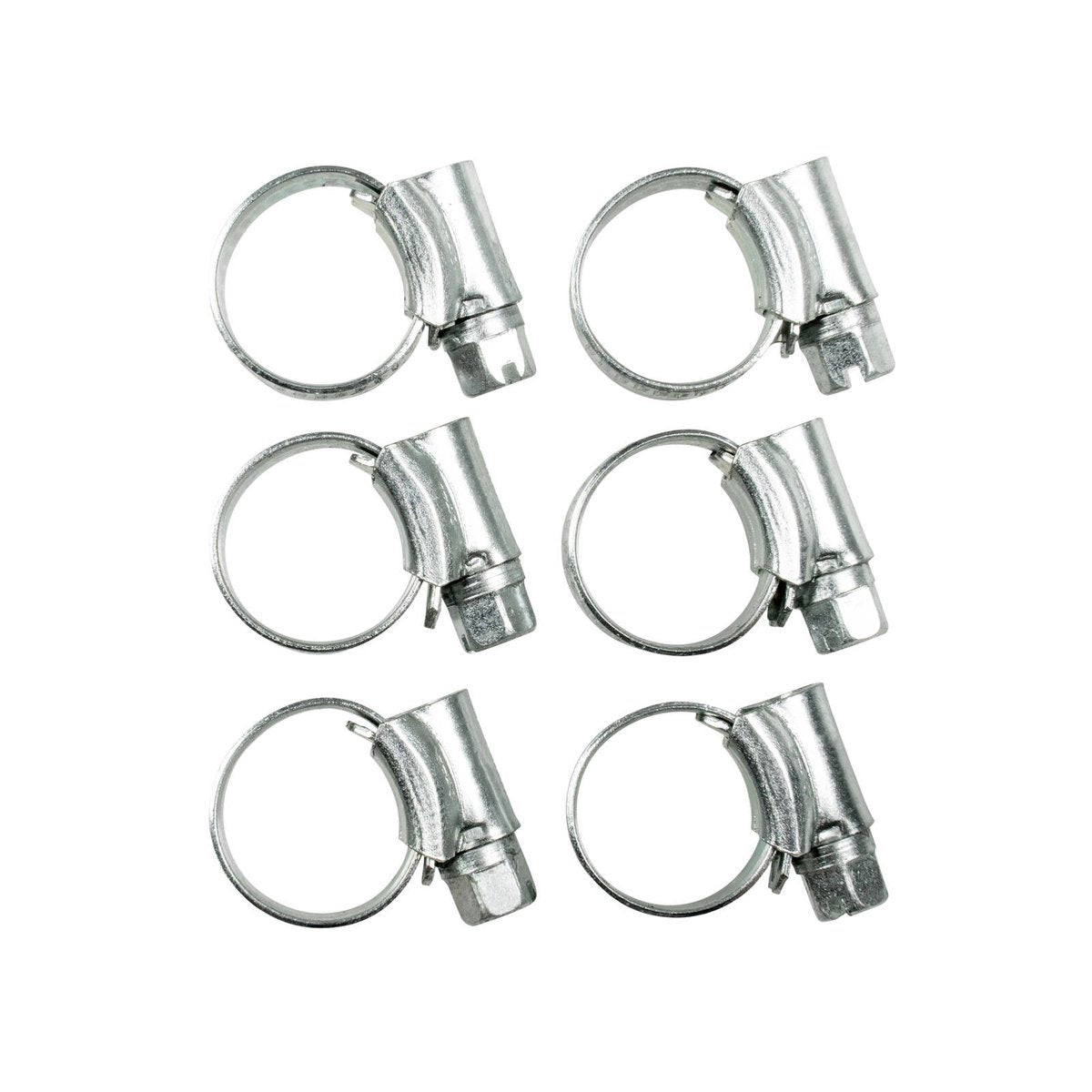 Jflex Hose Clamp 6 Pack - 11-16mm - Zinc-Plated - Durable Fastening - SuperSaverAU - view 1