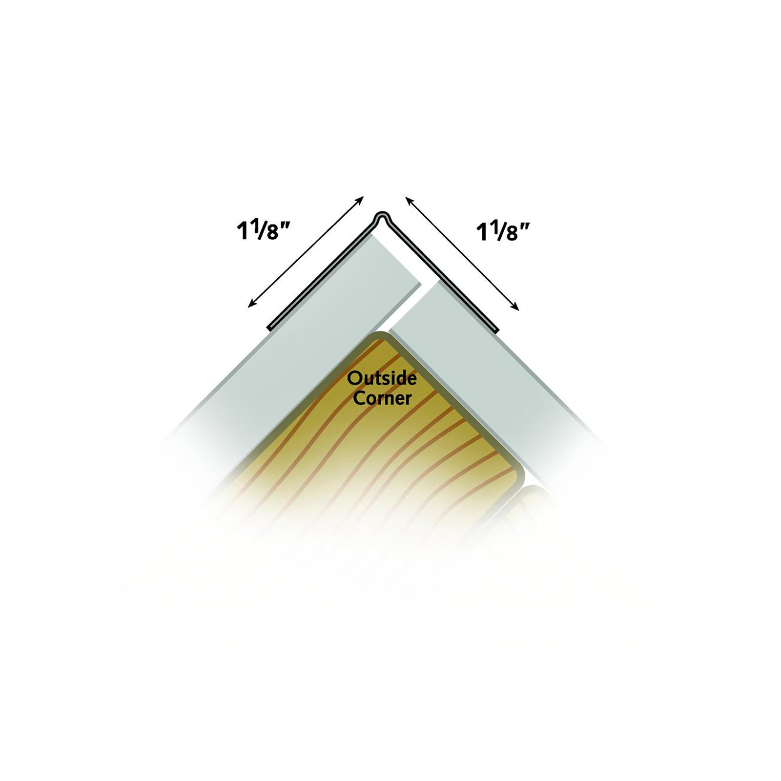 Strait-Flex Uno-Bead Steel Bead on a Roll, PVC, Inside & Outside Drywall Corners