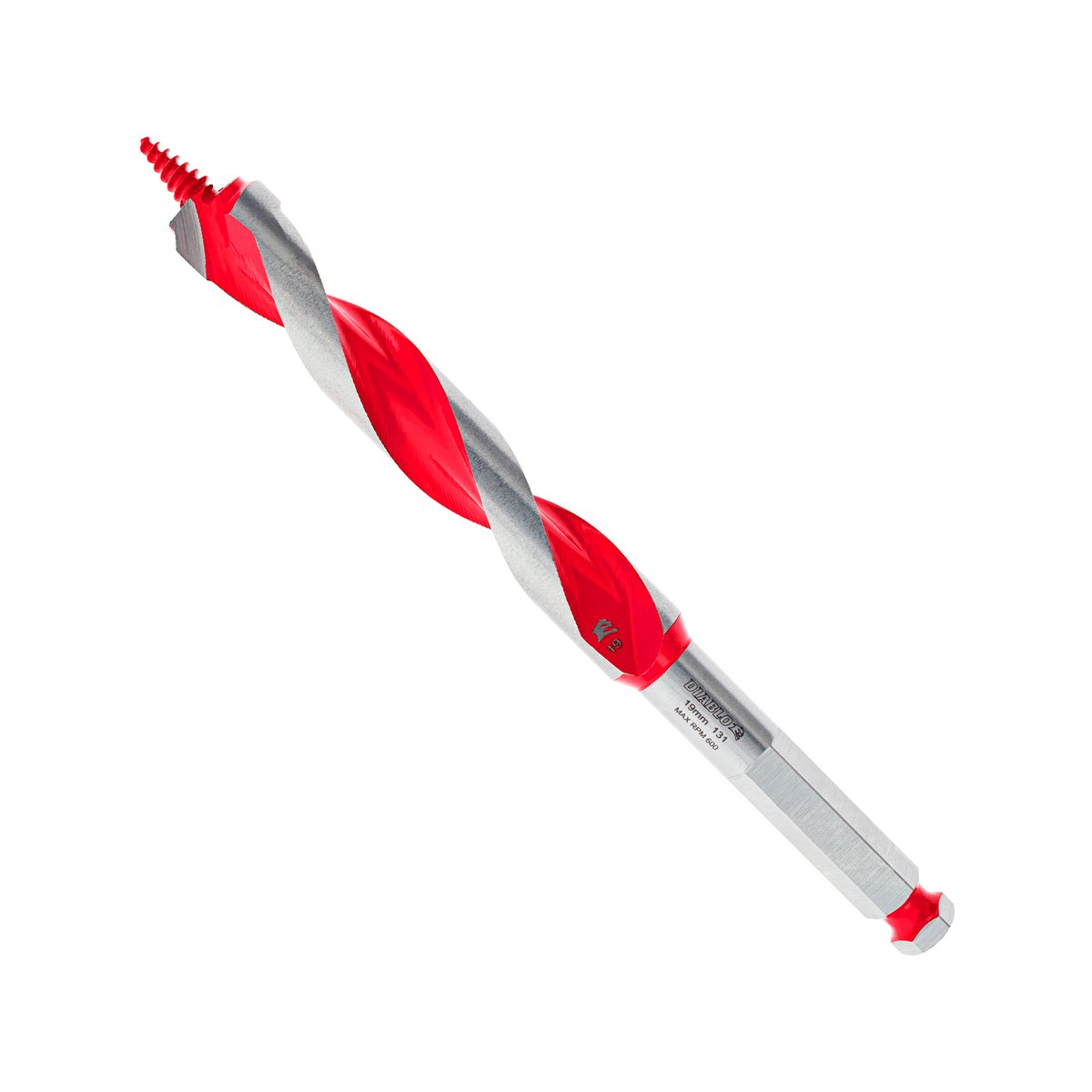 Diablo Auger Bit 19mm x 190mm - Dura-Tip™ Technology - Dual Cutting Edge - SuperSaverAU - view 2