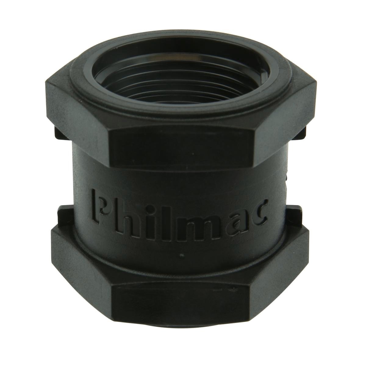 Philmac 1 Inch BSP Thread Pipe Socket - Polypropylene - High Performance - SuperSaverAU - view 1