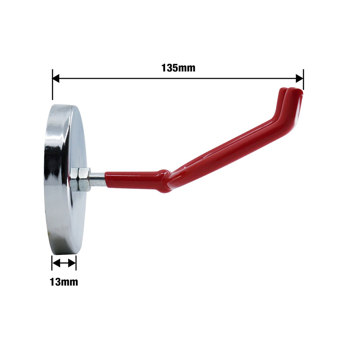 Everhang 135mm Red Ferrite Magnetic Utility Hook