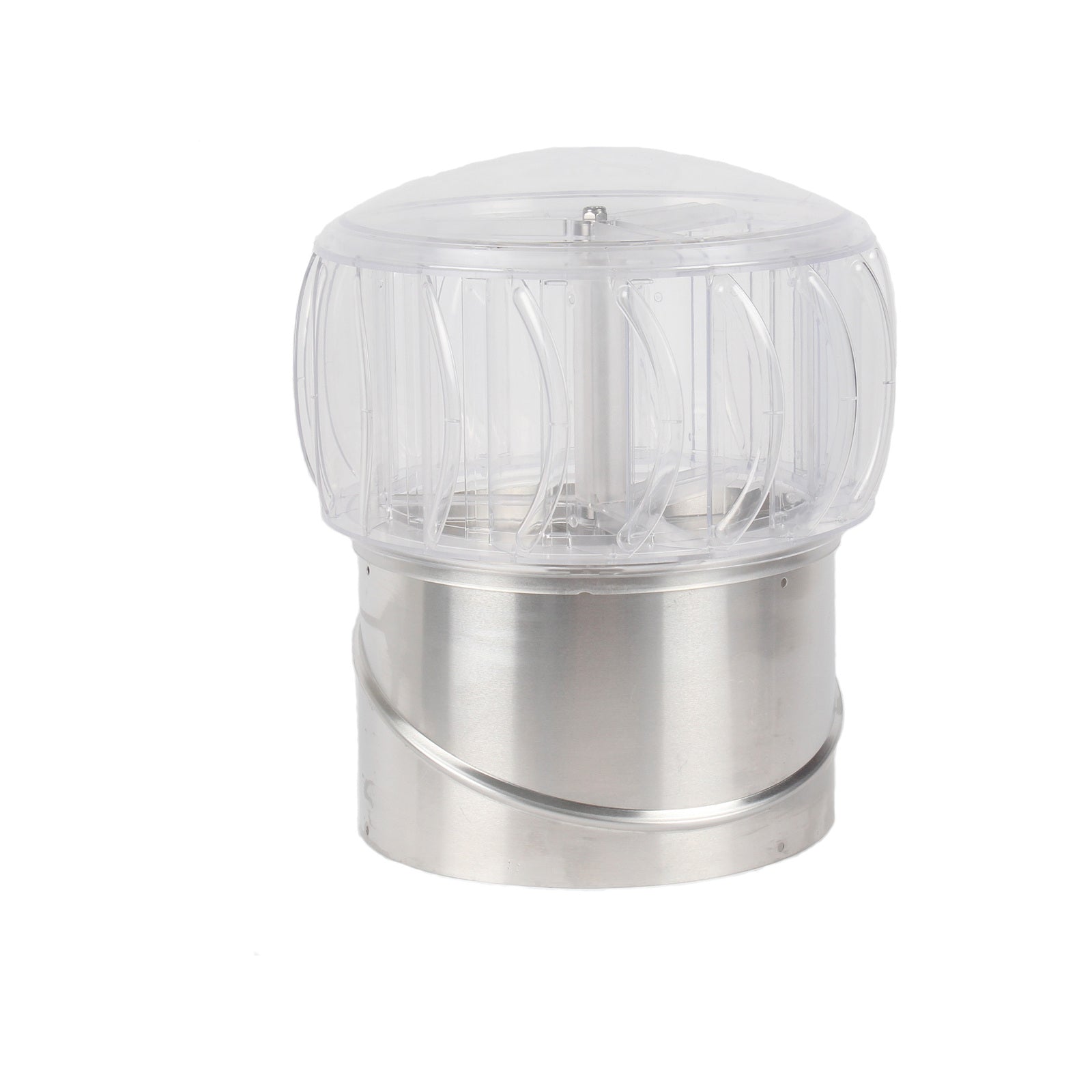 Bradford CSR TurboBeam 250mm Clear Roof Vent - Wind-Driven, UV Stable Polymer