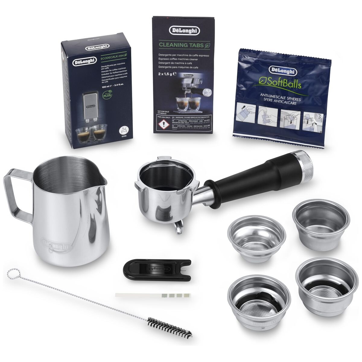 DeLonghi La Specialista Opera Manual Coffee Machine - Stainless Steel - Bean Adapt and Five Drinks - EC9555M
