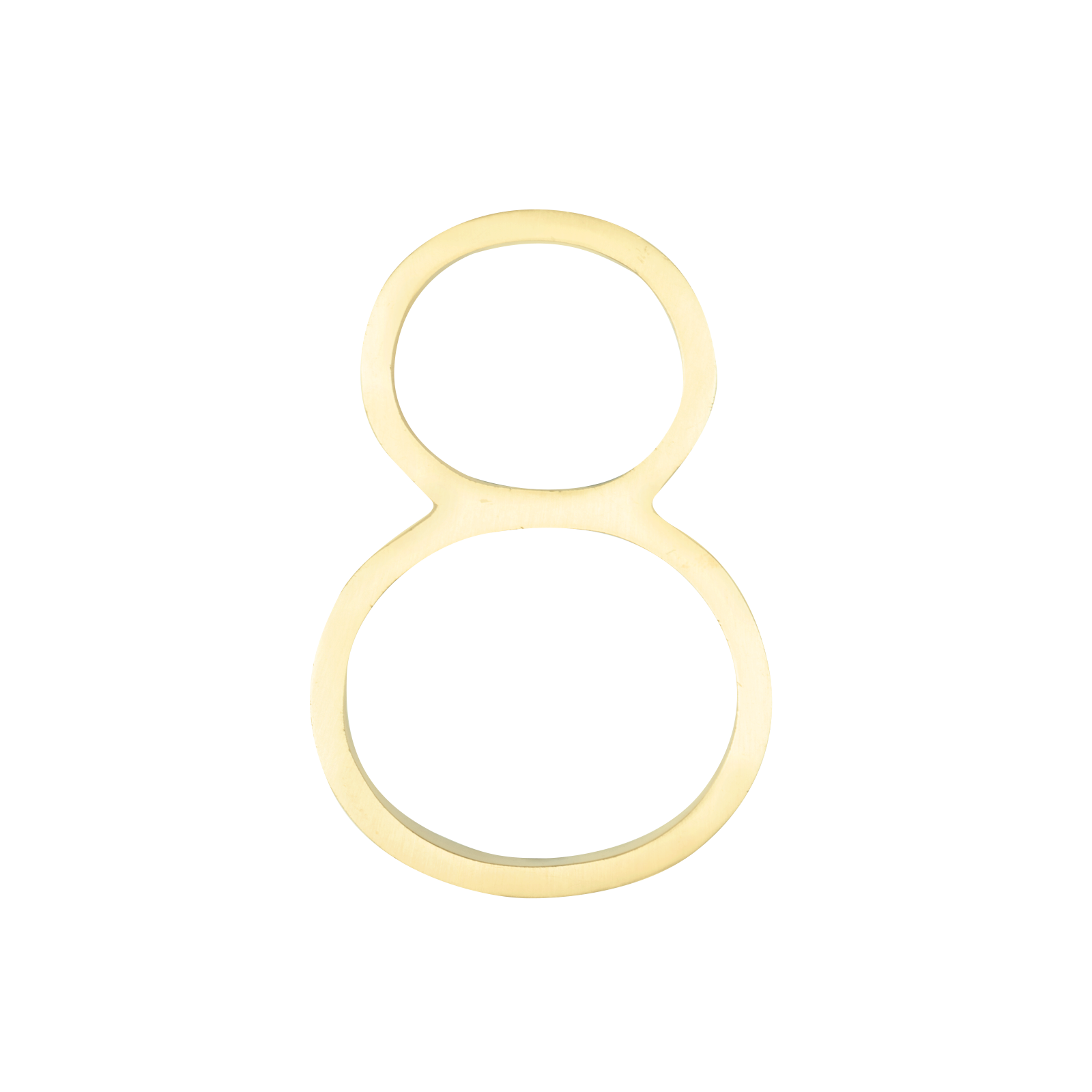 Sandleford Toorak Number 8 120mm Brass House Number