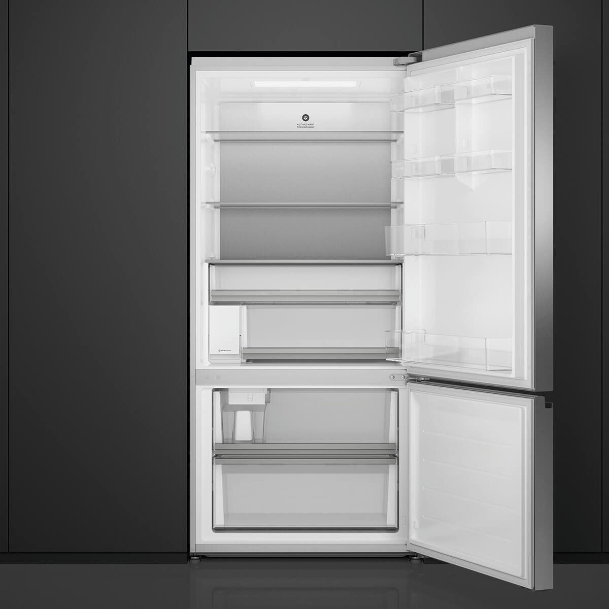 Fisher & Paykel Series 5 515L Bottom Mount Fridge - Ice and Water, Stainless Steel - RF505BRNUX1