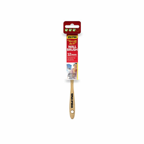 Uni Pro Wall Brush - 12mm - Synthetic - Smooth Finish - SuperSaverAU - view 1