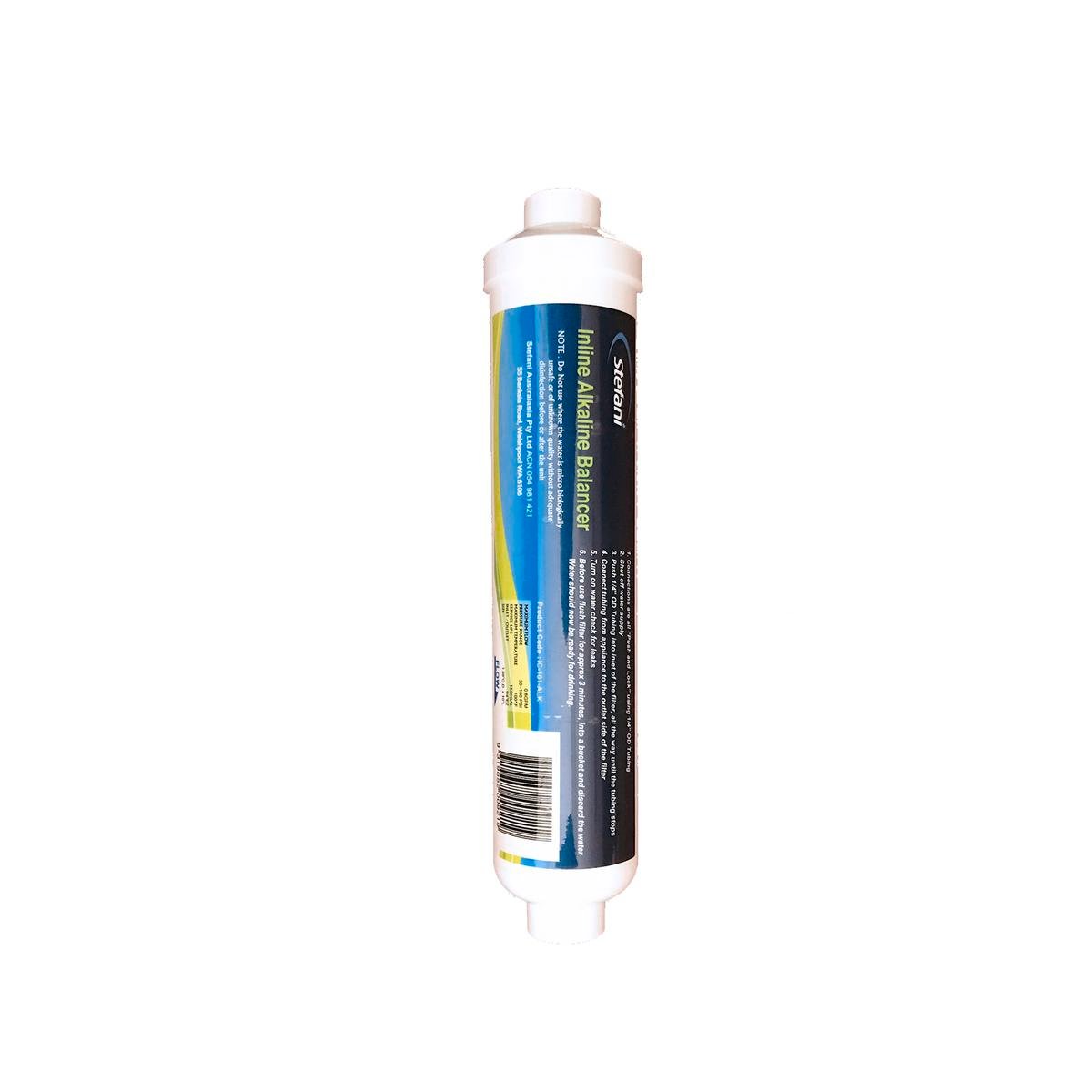 Stefani Inline Alkaline Balancer Replacement Cartridge, Carbon