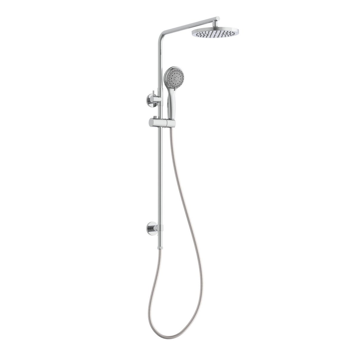 Estilo Chrome 3 Function Twin Rail Shower Set, 9L/min WELS 3 Star ABS
