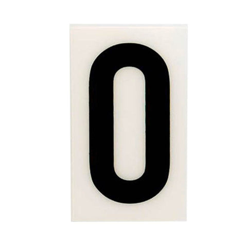 Sandleford Self Adhesive House Letter O - 60mm - White - SuperSaverAU - view 1