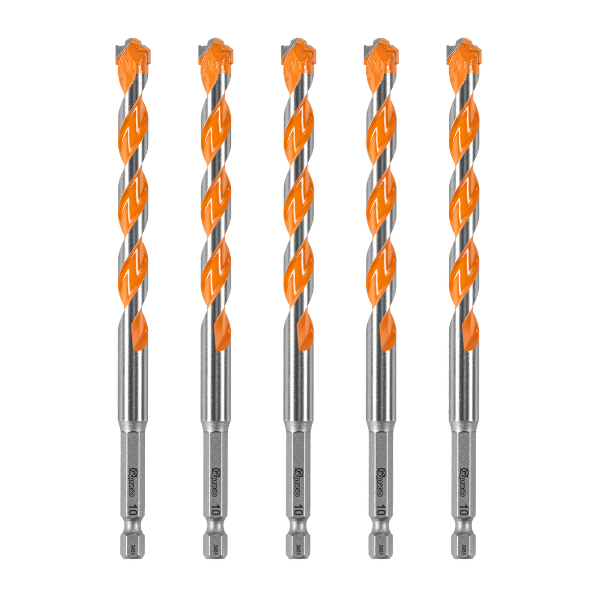 Kango Masonry Drill Bit 10mm x 150mm 5 Pack - Durable Carbide Tip - SuperSaverAU - view 2