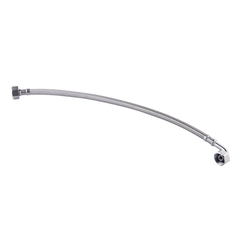 Kinetic 600mm Stainless Steel Flexible Braided Bent Elbow Water Connector 500kPa