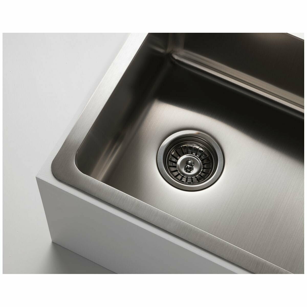 Titan Large Single Bowl Sink and Gooseneck Mixer Tap Package - Brushed Stainless Steel - TSSS522PK