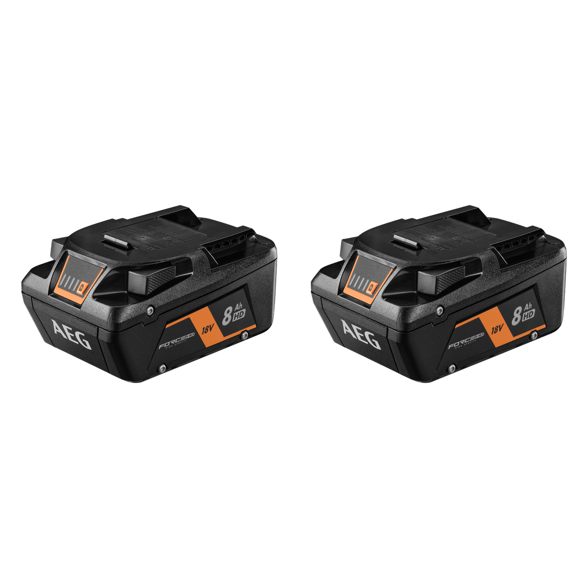 AEG 18V 8.0Ah FORCE HD Twin Battery Pack - 2 Batteries - Enhanced Runtime - SuperSaverAU - view 1
