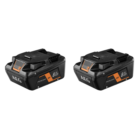 AEG 18V 8.0Ah FORCE HD Twin Battery Pack - 2 Batteries - Enhanced Runtime - SuperSaverAU - view 1