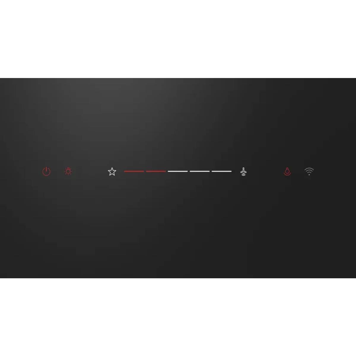 Bosch Series 8 90cm canopy rangehood - Black glass - 1007m³/h, Home Connect, 5 fan speeds - DWK91LT65