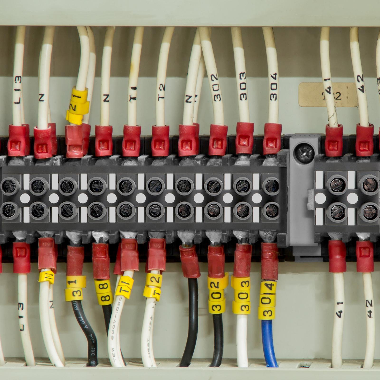 Deta 20A 12-Way Terminal Connector Strip, Grey Polypropylene Indoor 6086B