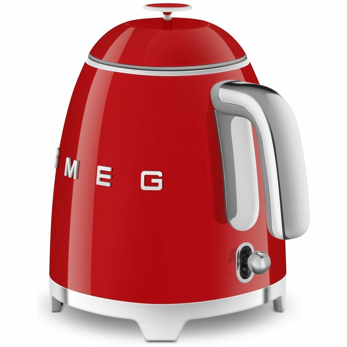 Smeg 50s Retro Style 800mL Mini Electric Kettle - Red, 1400W, Double Wall - KLF05RDAU