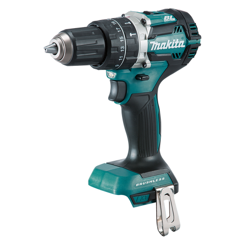 Makita 18V LXT Brushless Heavy Duty Compact Hammer Driver Drill DHP484Z - Skin Only, Cordless
