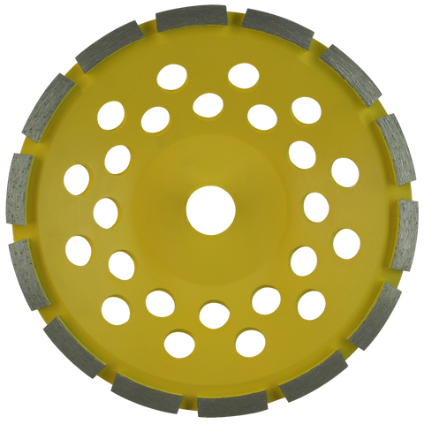 Flexovit 180 x 180 x 25mm Single Row Diamond Cup Grinder Blade for Angle Grinders