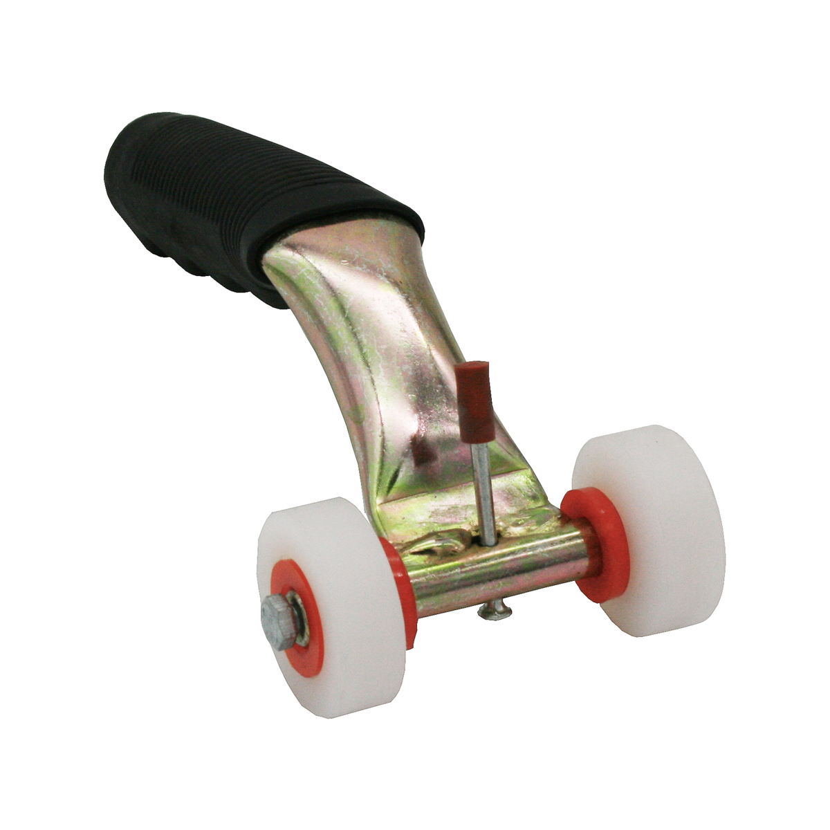 Masterfinish Small Poly Wheel Raker - Brass, Short-Handle Brickwork Tool