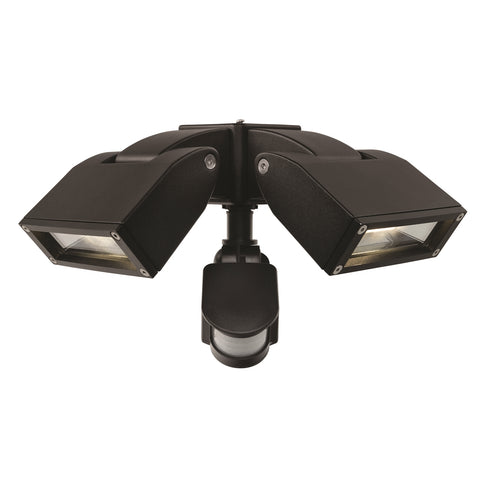 Brilliant Nighthawk 24W LED Sensor Flood Light Motion Sensing Outdoor Black 20855/06