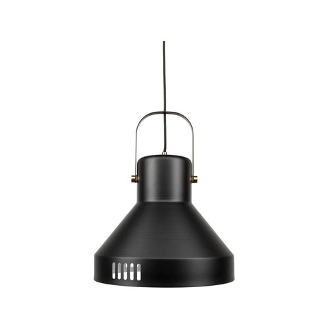 Brilliant Degraves Pendant Light - 35cm Matte Black - DIY Installation - Industrial Style - SuperSaverAU - view 1