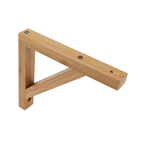 Carinya 150 x 130mm Varnished Bamboo Stayed Wall Bracket 40kg