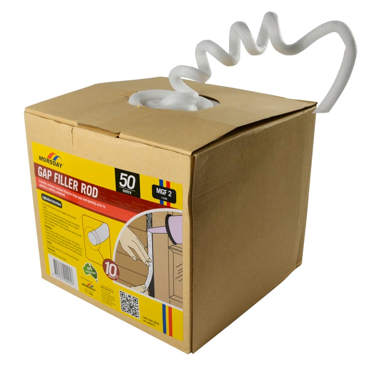Moroday 10mm x 50m White Closed Cell Polyethylene Gap Filler Rod