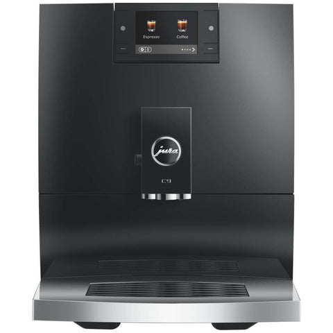 Jura C9 Automatic Coffee Machine - 17 Coffee Specialities, Colour Display, Piano Black - 15757