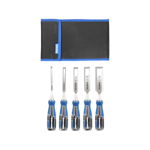 Kincrome 5 Piece 6-32mm Chrome Vanadium Steel Wood Chisel Set