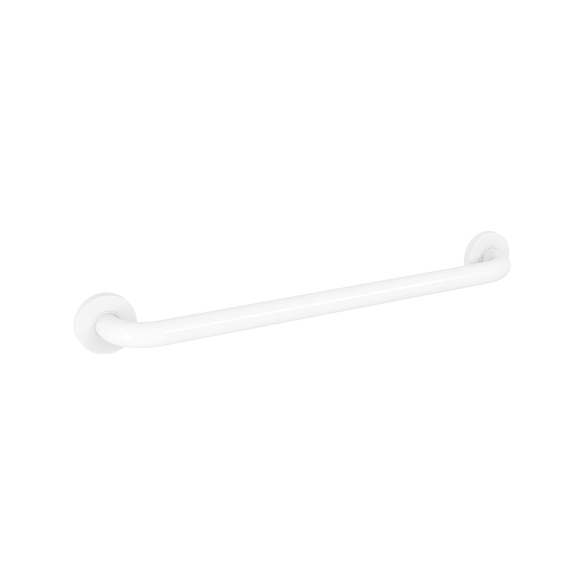 Evekare 600mm White Concealed Flange Grab Rail - 250kg Capacity - 304 Stainless Steel - SuperSaverAU - view 1